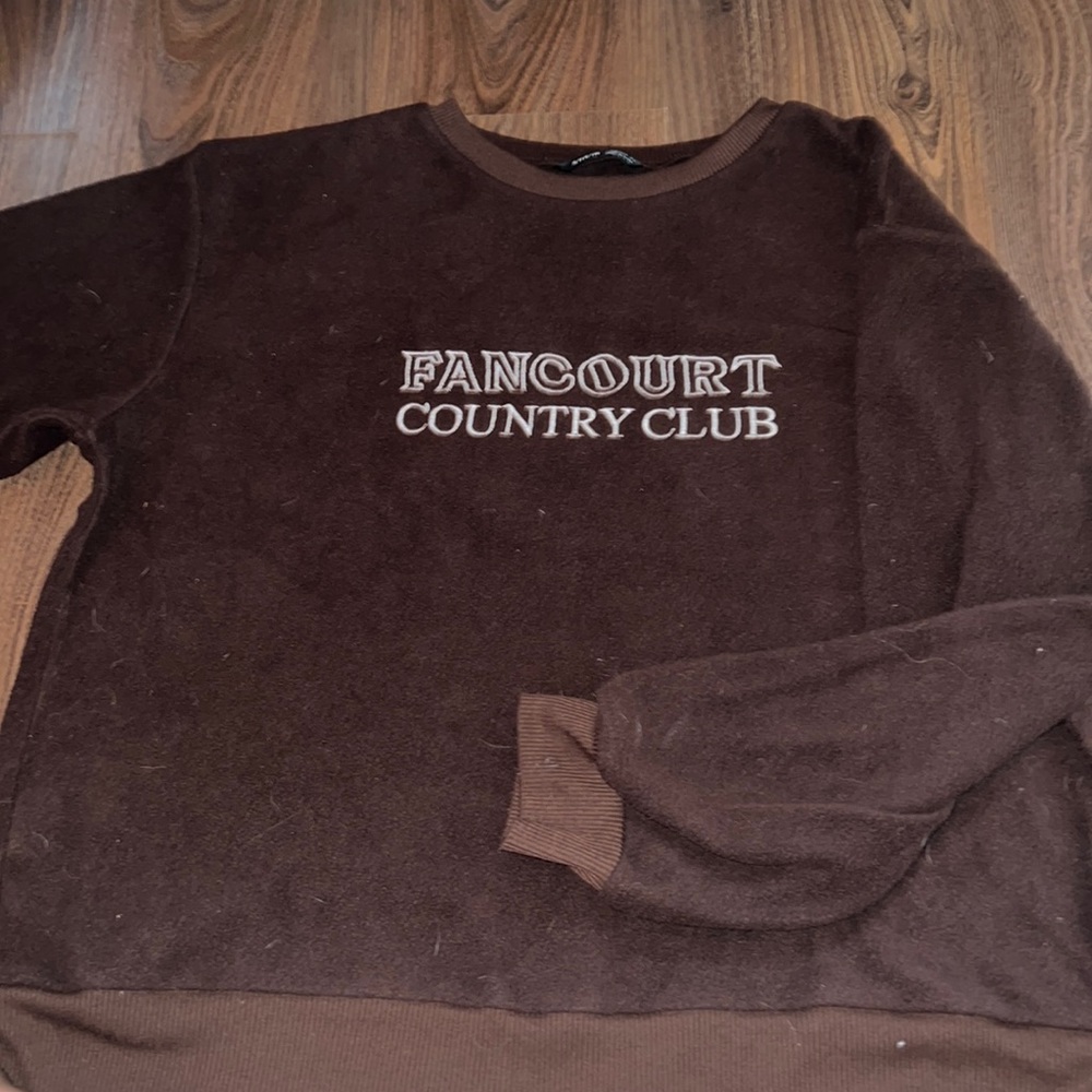 Brown sweatshirt